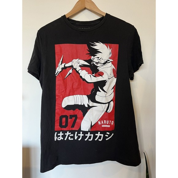 Naruto Kakashi Hatake Team 07 Manga Men's Size Medium - Picture 1 of 13